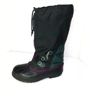 Sorel Freestyle Boot 7 Blue Tall VTG Canada Made